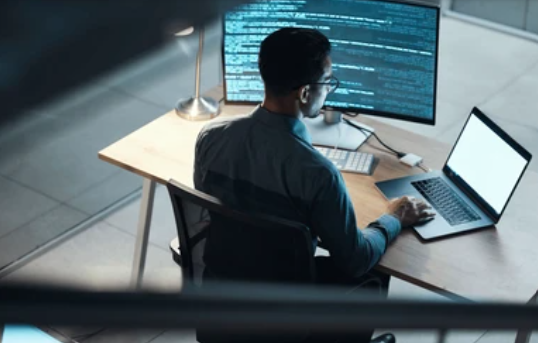 Team working on digital branding